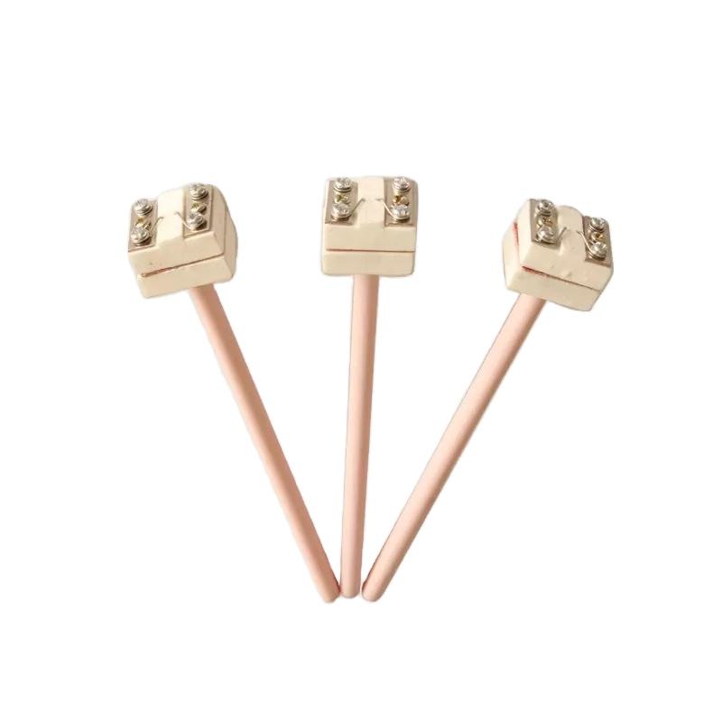0.2-0.4 mm filum diametri Type S/B/R platinum-rhodium thermocouple fornax alta temperatura sensoris probandi metalla fusilia