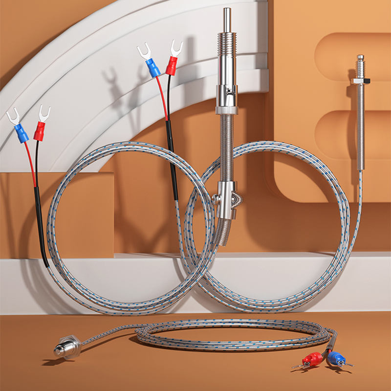 Sensorem compactum industriae-gradus cum ferro immaculato cochlea adscendens PT100K specillum (M6/M8) Thermocouple