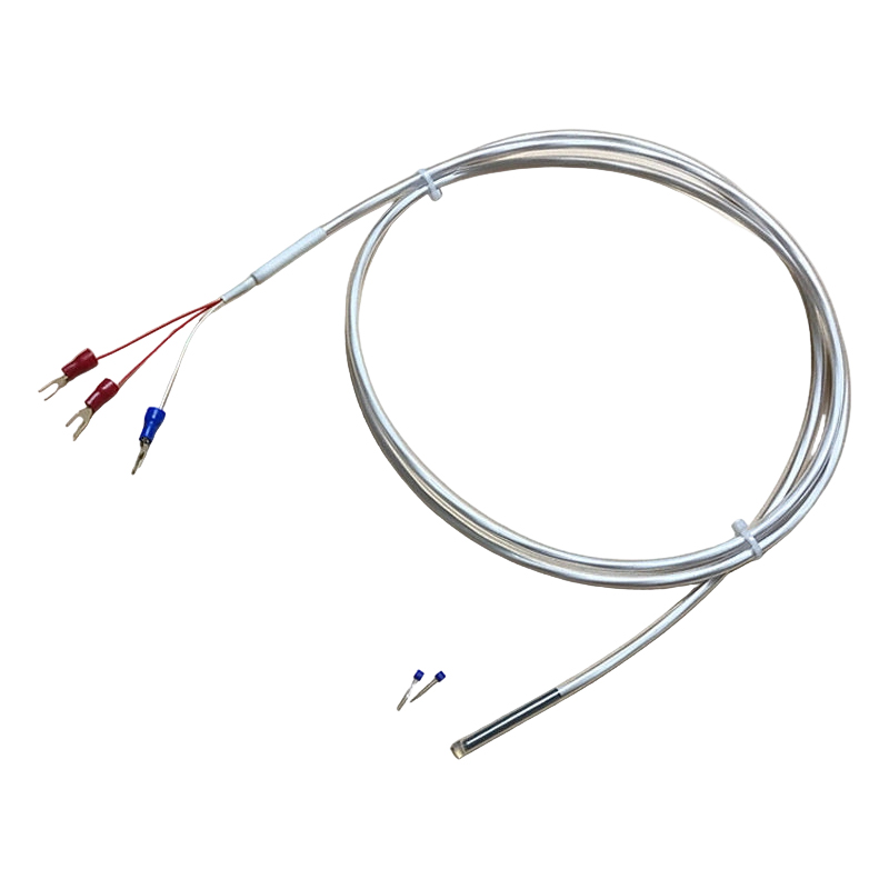 Industriae PT100 RTD temperaturae sensorem 3-filum platinum thermistoris 50mm thermocouple